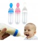 Baby Spoon Feeding Bottle Silicone with Tongue Pressing Type Lip Mouth Spoon Kids
